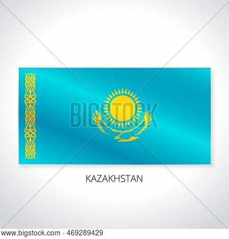 Kazakistan Vector Flags Of The Countries Of The World