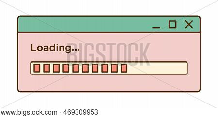 Vector Retro Loading Vector & Photo (Free Trial) | Bigstock