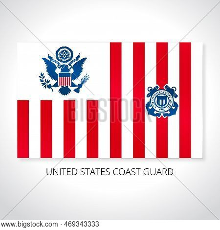Coast Guard United States Of America Armed Forces Vector Flags