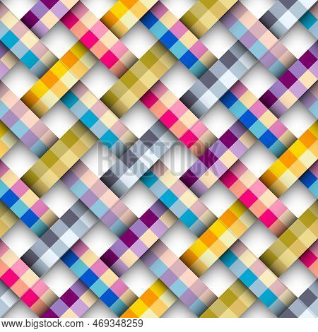 Abstract Background Squared Pattern.. Seamless Vector Image