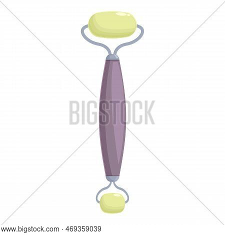 Roller Icon Cartoon Vector. Facial Tool. Fashion Beauty
