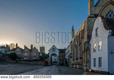View Of The Norwich Cathedral, Uk