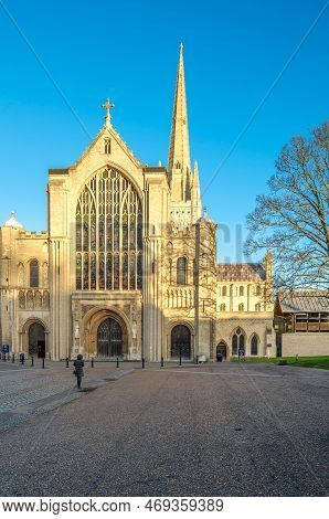 View Of The Norwich Cathedral, Uk