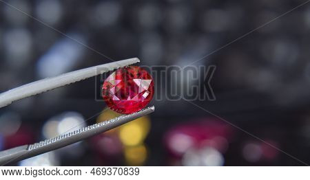 Ruby Is Red Gem Beautiful By Nature For Making Expensive Jewelry