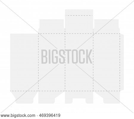 Layout Box Cut Box Cut Model. Vector & Photo (Free Trial) | Bigstock