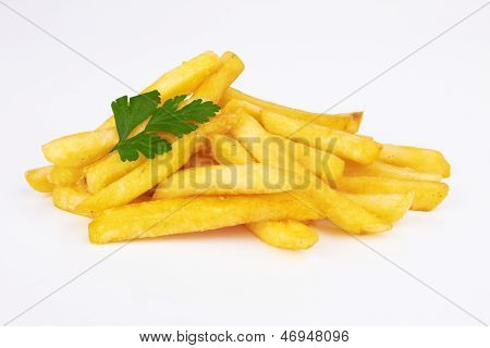 Haufen Pommes frites