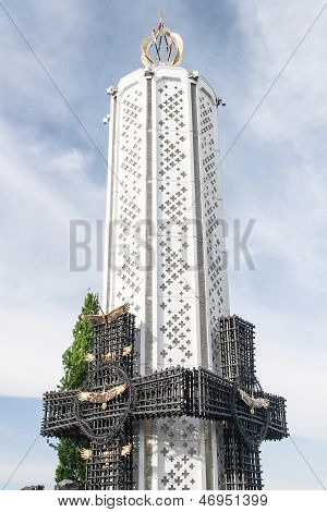 Memory candle, part of Memorial in Kiev