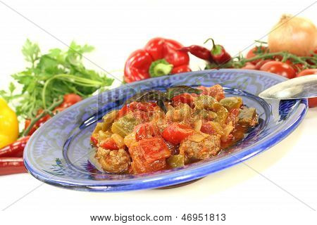 튀니지 Tagine Kefta