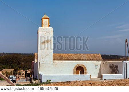 Diabat, Morocco - June 10, 2017: Mosque In The Diabat Village In Morocco, Which Is Located About A C