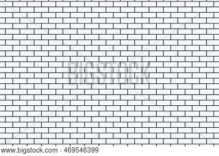 Pattern With Blocky Geometric Elements In White-gray Tones. Vector Abstract Gradient Background