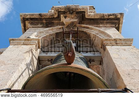 Detail Of The Bell Called El Miguelete, Or Micalet, In The Tower Of The Cathedral In Valencia, Spain