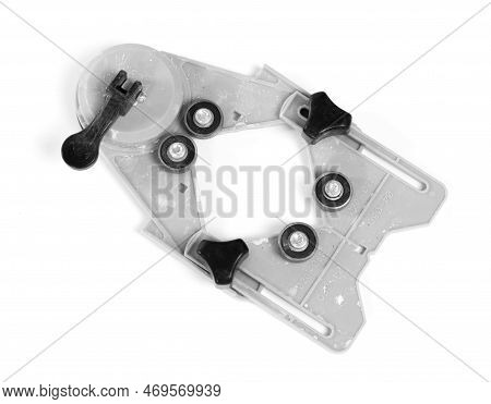 Grey Tool For Drilling A Hole In A Tile, Isolated