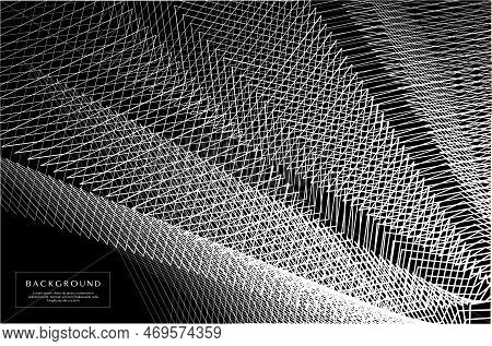 Blend Lines Abstract Design Background Template. Technology Lines Vector Background.