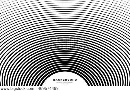 Semi Circle Abstract Design Background. Minimalist Circle Background.