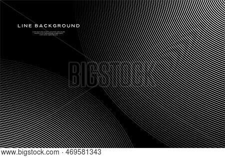 Abstract Circle Lines Background Template. Circle Lines Blend Wallpaper Design