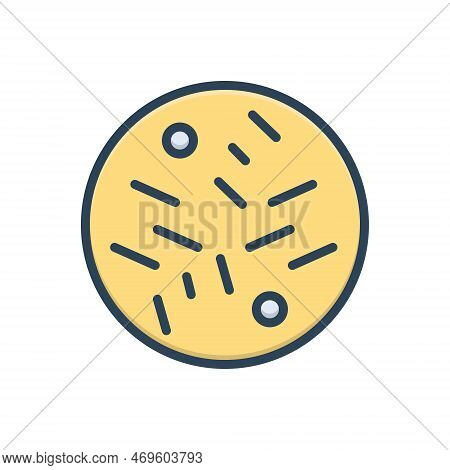 Color Illustration Icon For Occasionally Sometime Ever Circle Now-and-then Infrequently At-times Lik