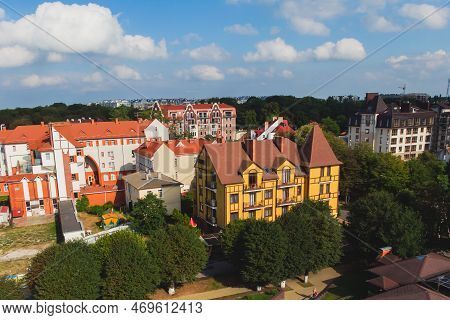 Aerial View Of A Zelenogradsk, Former Cranz, Coastal Resort, Zelenogradsky District, Kaliningrad Obl