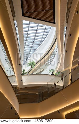 Kuala Lumpur,malaysia -  October 20,2022 : Interior View Of The Bbcc (lalaport Bukit Bintang City Ce