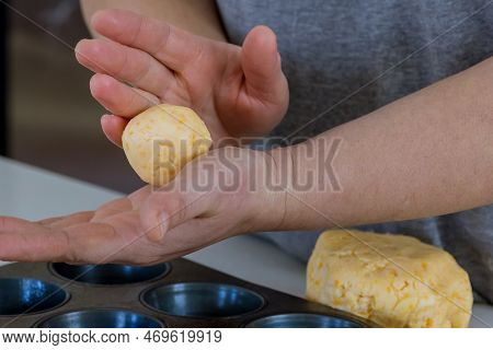 Brazilian Cheese Bun Known As Chipa, Traditionally Used As Snack, Is Prepared By Baking It From Scra
