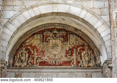 City Symbol Inside The Bisagra Gate, Entrance To The City Of Toledo