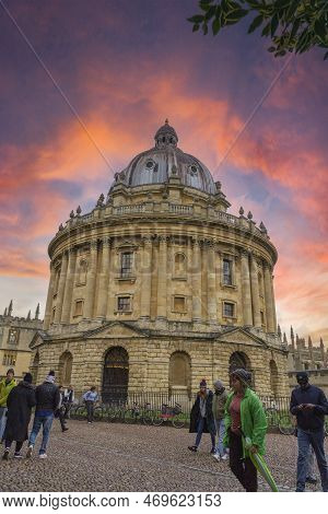 Bodleian Library, Radcliffe Camera, Radcliffe Sq, Oxford Ox1 3bg. England. January 8, 2023