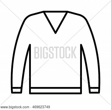 Clothes, Clothing, Fashion Vector Icon On Transparent Background. Outline Clothes, Clothing, Fashion