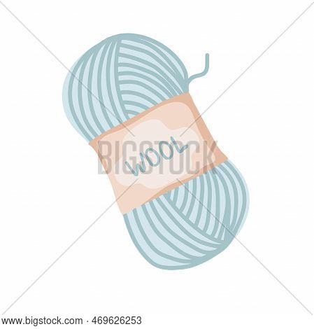 Wool Roll Yarn For Knitting. Tools For Knitwork, Handicraft, Crocheting, Hand-knitting. Female Hobby