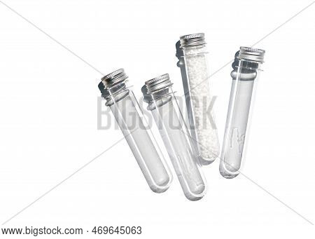 Urea In Pet Preform Bottle With Aluminium Cap. Chemicals Ingredient Used As A Fertilizer And Feed Su