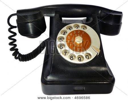 Black Phone Over White