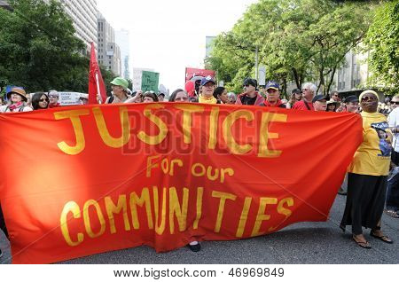 G20 Protest in Toronto.