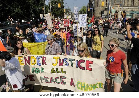 G20 Protest in Toronto.