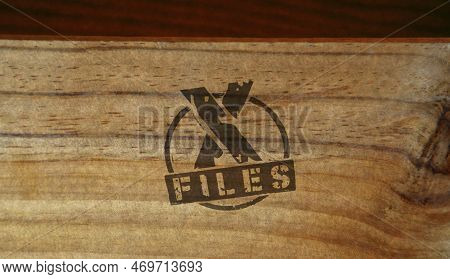 X Files Secret Documents Stamp And Stamping
