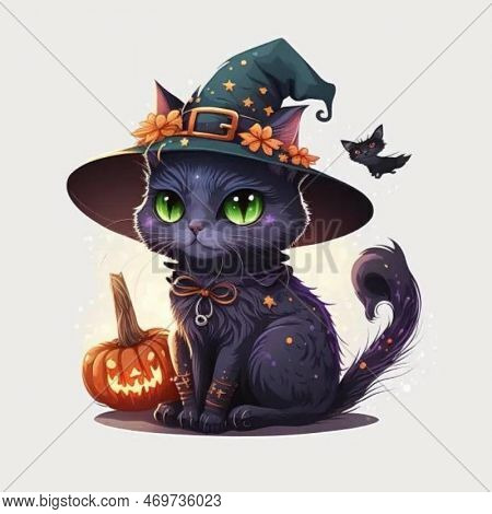 Beautiful And Colorful Cat Image Design / Cat Meme #2