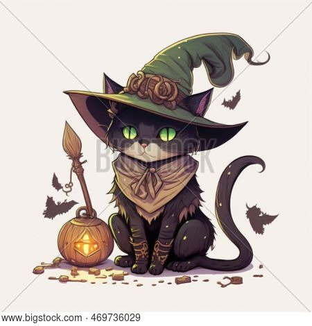 Beautiful And Colorful Cat Image Design / Cat Meme #2