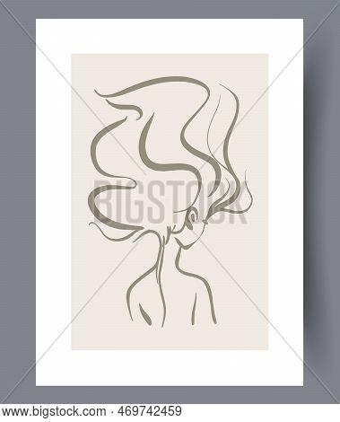 Abstract Modern Printable Art Wall Posters. Bundle Of Abstractionism Creative Banners And Artworks F