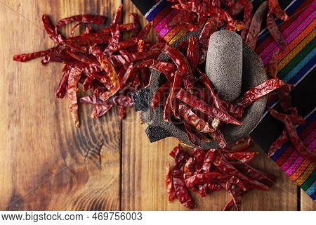 Chile De Arbol. This Potent Mexican Chili Can Be Used Fresh, Powdered Or Dried For Salsa Preparation