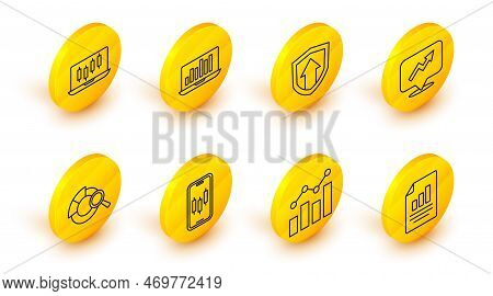 Set Line Document With Graph Chart, Financial Growth, Mobile Stock Trading, Search Data Analysis, La
