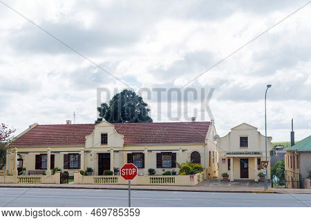 Napier, South Africa - Sep 23, 2022: A Street Scene In Napier In The Western Cape Province. The Dutc