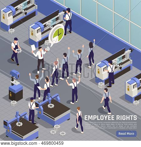 Trade Union Member Encourages Industrial Manufacturing Employees To Vote For Working Time Regulation