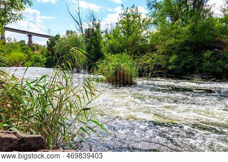 Rapids On The Inhulets River In Kryvyi Rih, Ukraine