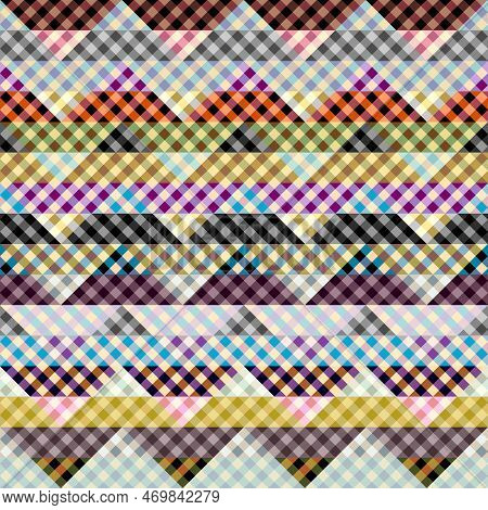 Abstract Background Squared Pattern.. Seamless Vector Image