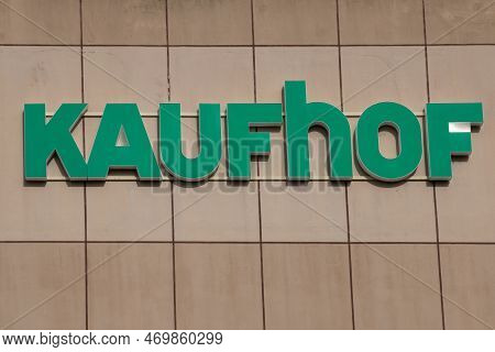 Landau, Germany - October 31,2018: Old Logo Business Karstadt