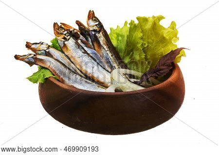 A Image Of Dried Capelin Studio Macro Shoot