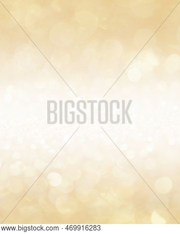 Christmas Golden Bright Glowlight Shine Effect Glitter Texture Blurred Bokeh Abstract  Background.ho