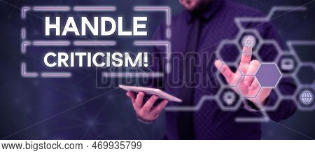 Conceptual Caption Handle Criticism. Concept Meaning Process Of Withstanding Valid And Well Reasoned