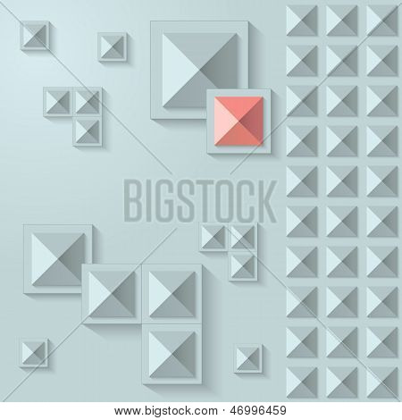 Abstract vector geometrie decor.