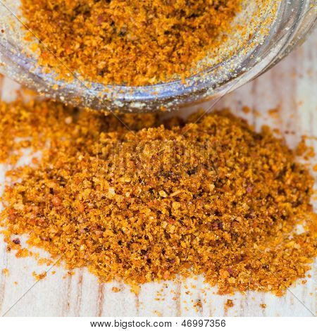 Macro View Of Cayenne Pepper