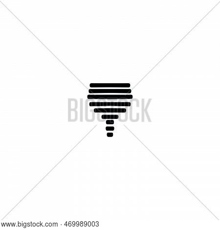 Filter Button. Filter Icon. Simple Style Sorting Poster Background Symbol. Funnel Brand Logo Design 