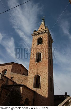 Italy, Marche, Ascoli Piceno: Details Of Duomo Of Ripatransone.