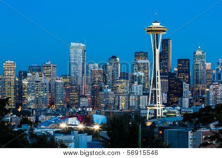 Seattle skyline, Washington USA